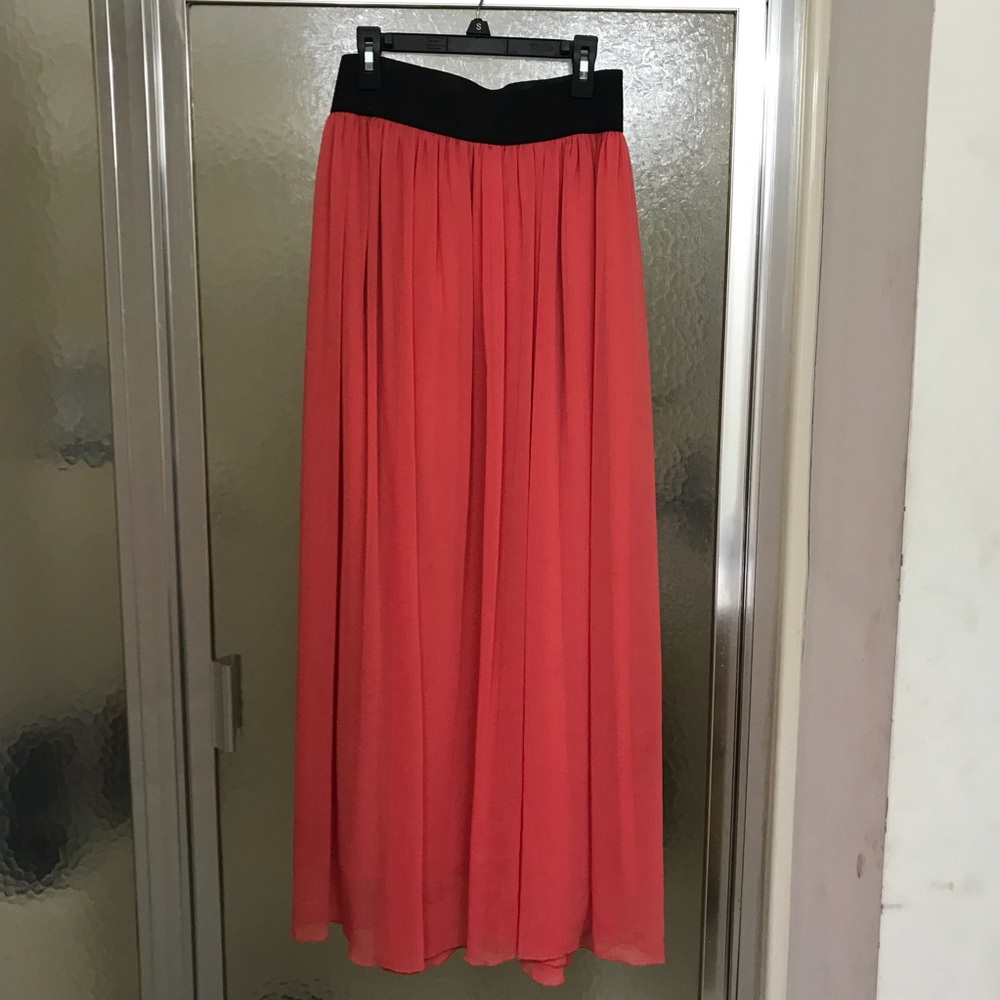 Coral Maxi skirt